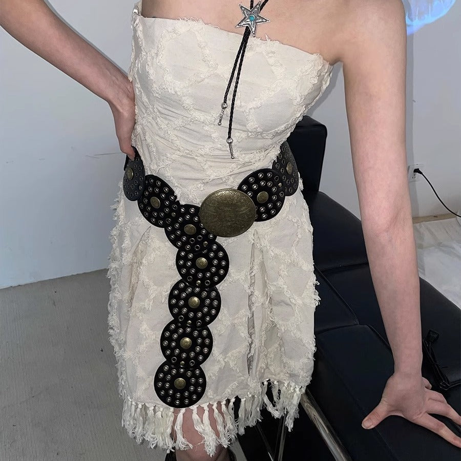 American Retro Round Hollow Waist Seal