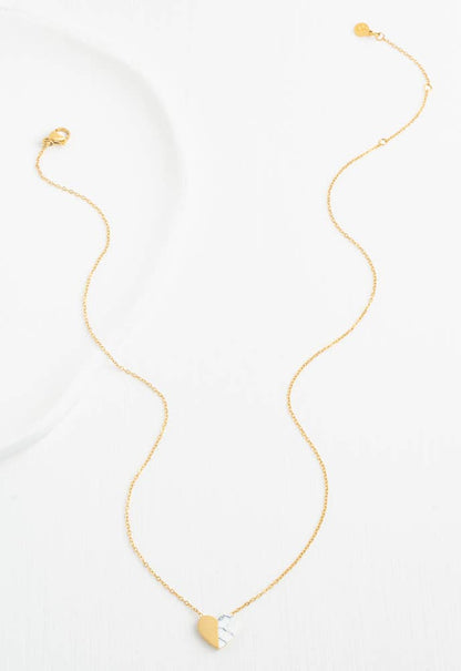 Alexis Gold Heart Necklace