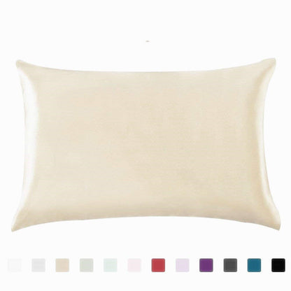 Satin Solid Color Pillowcase