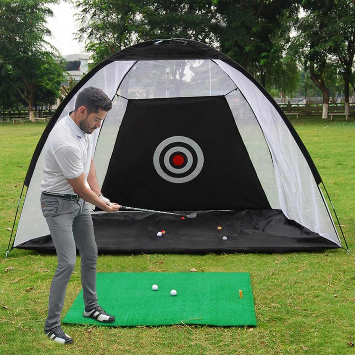 Golf Practice Net Tent - Hitting Cage & Training Equipment