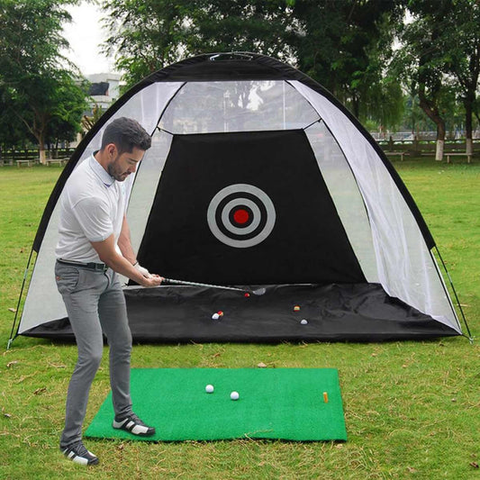 Golf Practice Net Tent - Hitting Cage & Training Equipment