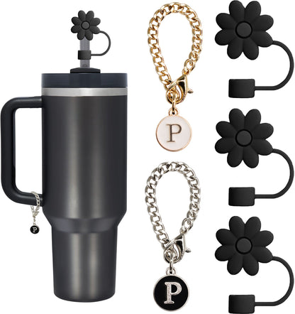 Tumbler Letter Handle Charms - 5PCS