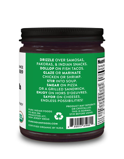 A Date with Tamarind™ - Tamarind Date Chutney, Certified Org