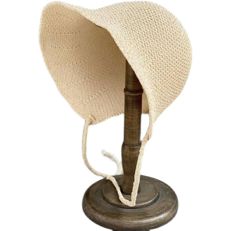 New Knitted Women's Back Slit Bucket Hat