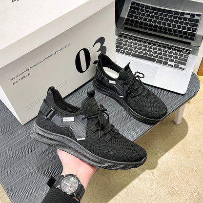 Men's Mesh Breathable Flyknit Running Shoes