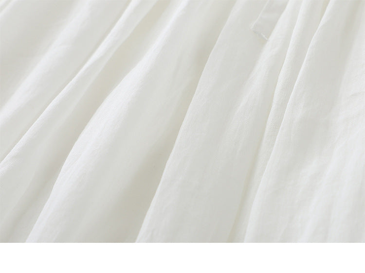 Fashionable Elastic Waist Double-layer Dress For Women