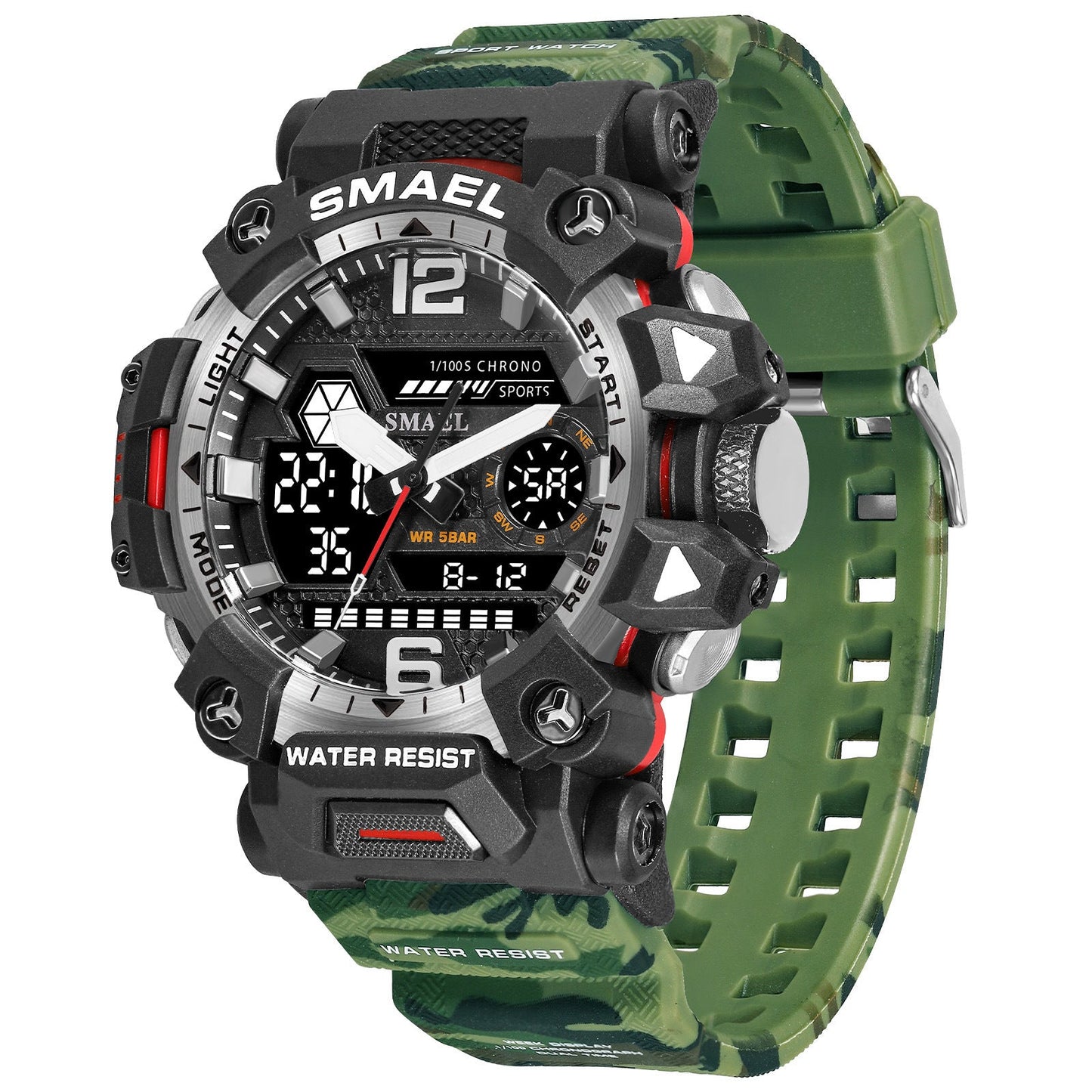 Tactical Camouflage Military Watch