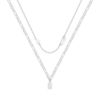 Double Layer Stacked Necklace