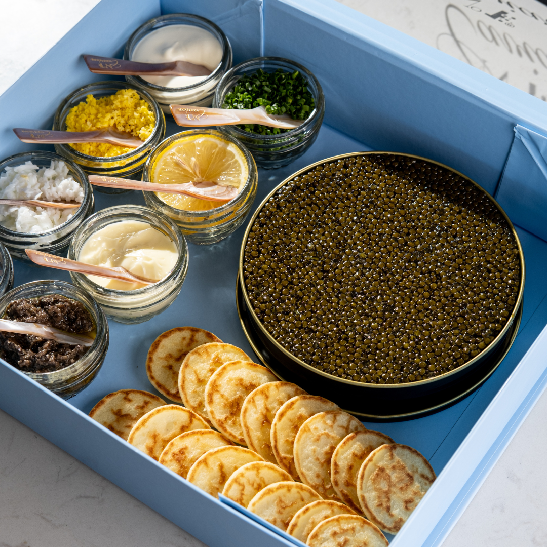 The Complete Caviar Set 125g of Kaluga Classic