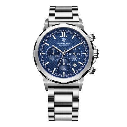 Classic Multifunction Steel Watch