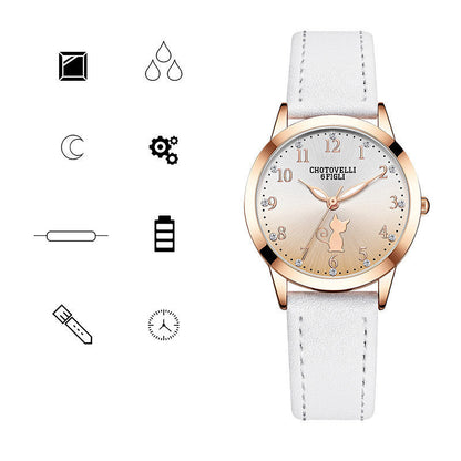 High School Student Cartoon Pointer Watch