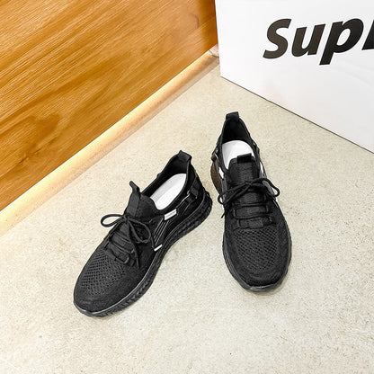 Men's Mesh Breathable Flyknit Running Shoes