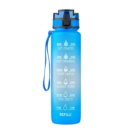 1000ml Transparent Kawaii Water Bottle with Infuser