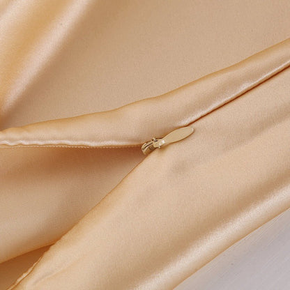Satin Solid Color Pillowcase