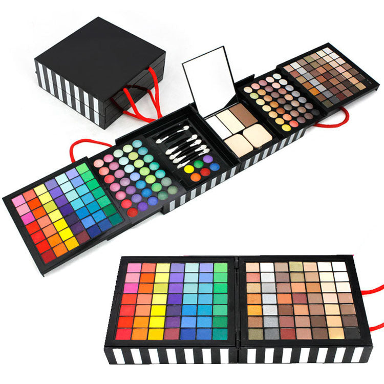 Explosion Deluxe 177 Color Eye Shadow & Bronzing Palette Combo Set