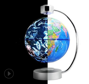 8-Inch Magnetic Suspension Globe - Office Decoration & Novelty Gift