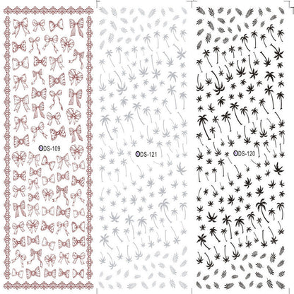 Watermark sticker decal nail sticker