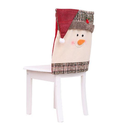 Christmas Chair Set Table Decorations with Hats