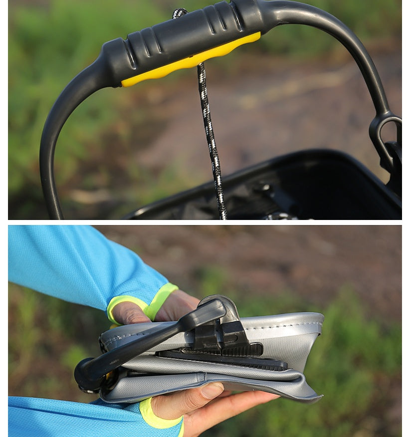 Foldable EVA Fishing Bucket with Rope