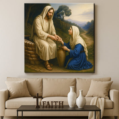 Samaritan at the Well Faith Wall Art