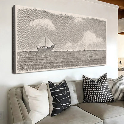 Jesus Walking On Water Faith Wall Art II