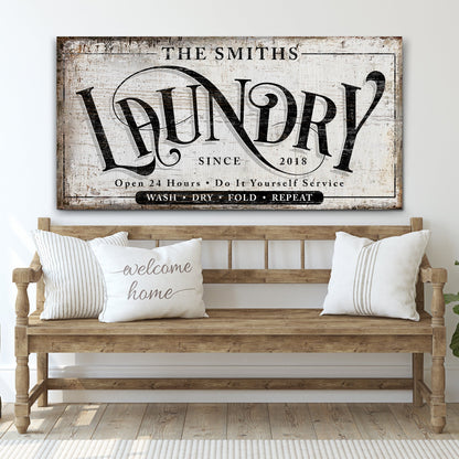 Laundry Room Sign VIII