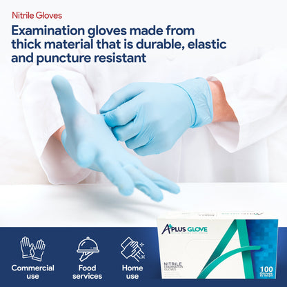 Nitrile Gloves Pallet "A+ Plus"  -720 Boxes - 1 Pallet ($4/Box of 100pcs-100% Nitrile Patient Examination Gloves, 4Mil)