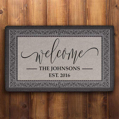 Personalized Family Name Doormat