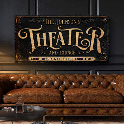 Personalized Theater Sign III