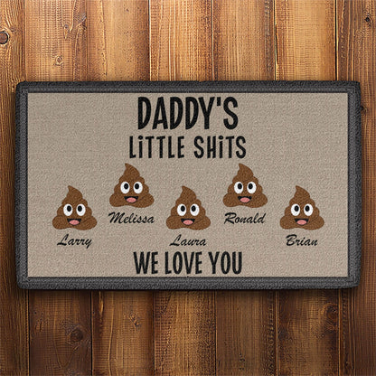 Mommy's Little Shits Personalized Doormats