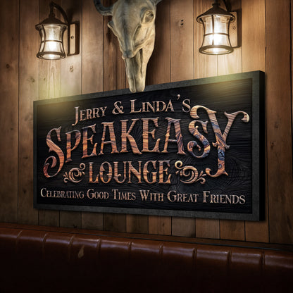 Speakeasy Lounge Wall Sign