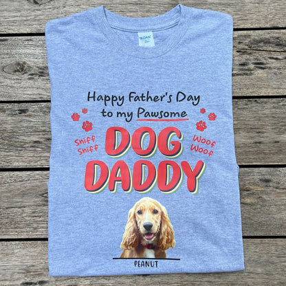 Personalized Custom Photo Dog Shirt Gift For Mom Dad C658