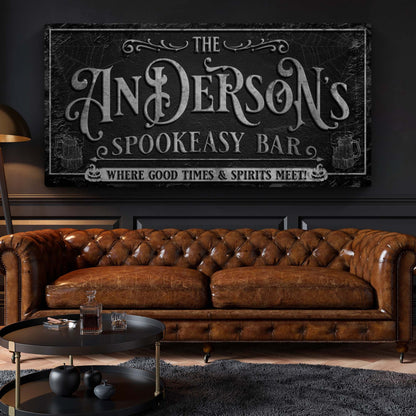 Personalized Spookeasy Bar Sign