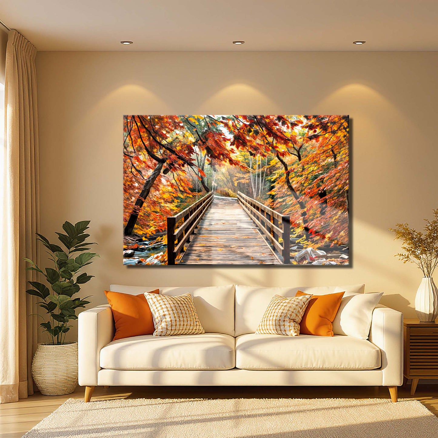 Crossing Autumn Wall Art