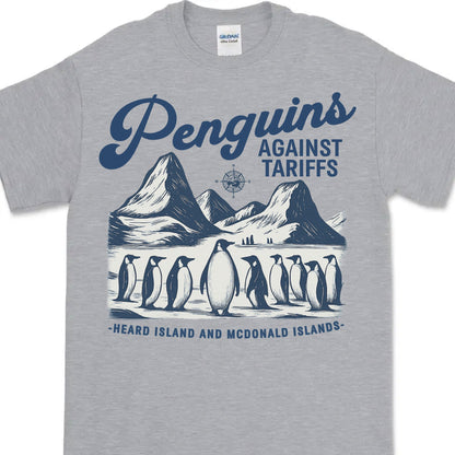 Penguins Against Tariffs Shirt – Funny 8647 Anti Trump Shirt, Resist Penguins Tariff Protest Bright T-Shirt, Anti MAGA Political Tee 682193