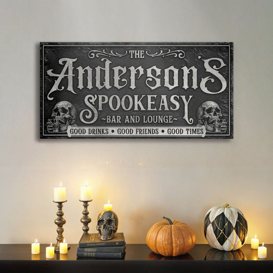 Personalized Spookeasy Bar Sign II