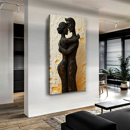 Eternal Love Figure Abstract Wall Art VII