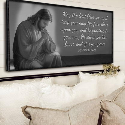 Numbers 6:24-26 - May The Lord Bless You Faith Sign III