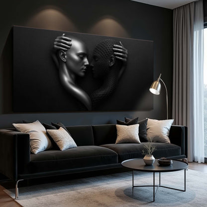 Eternal Love Figure Abstract Wall Art III