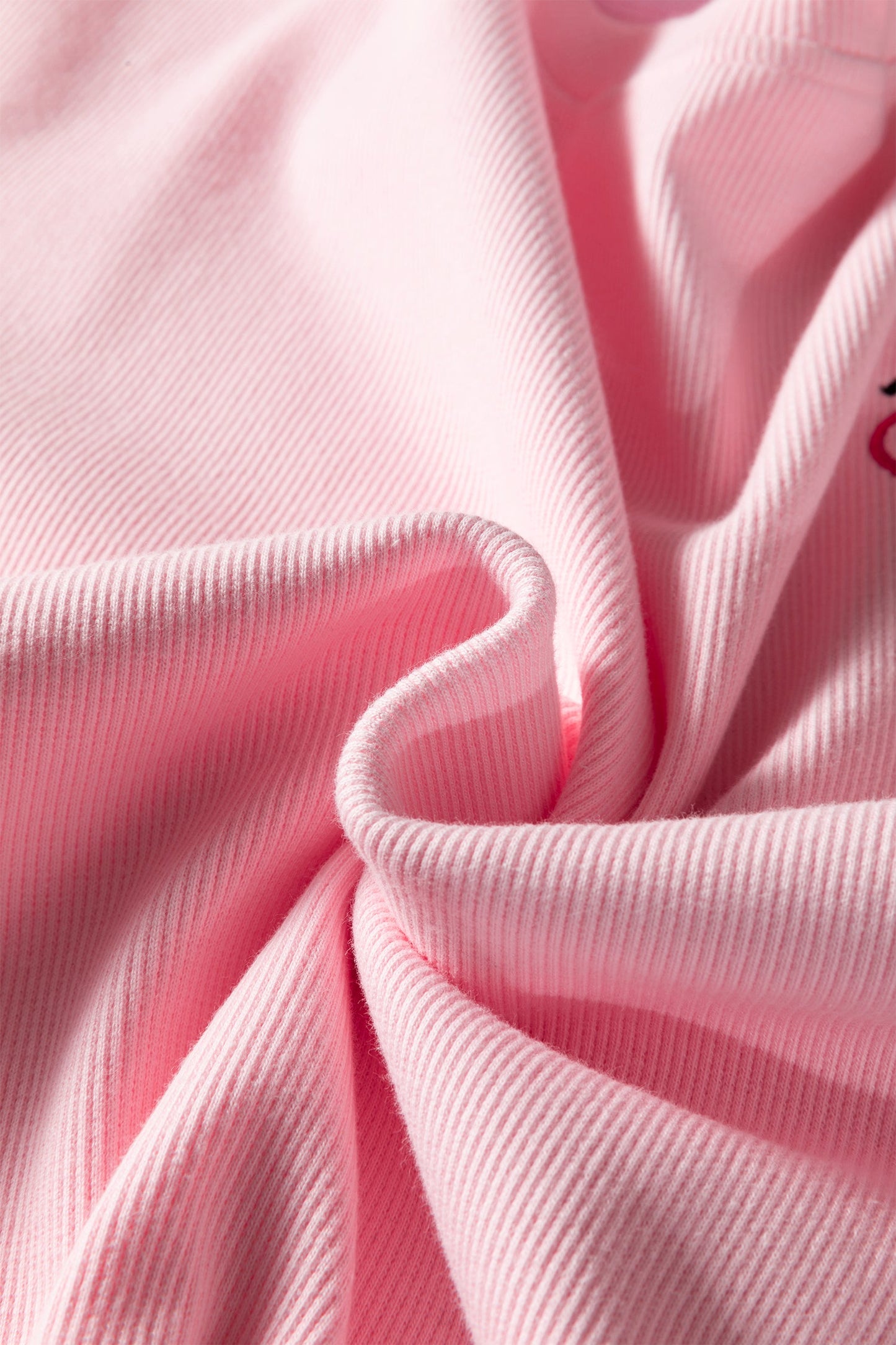 Drop Shoulder Sweatshirt with 3D Heart Detail