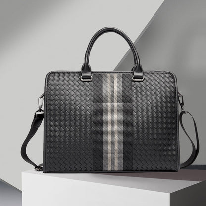 Men's Shoulder Crossbody Briefcase