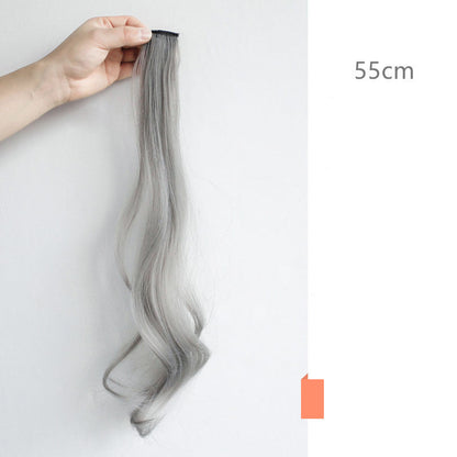 Gradient Invisible Curly Short Wig