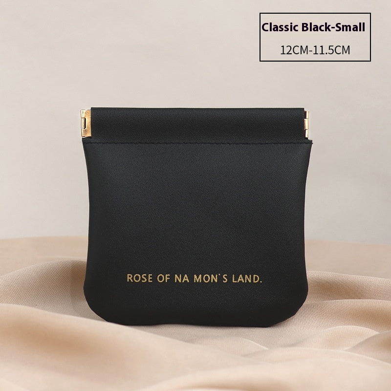 New Camellia Classic Hand-held Cosmetic Bag