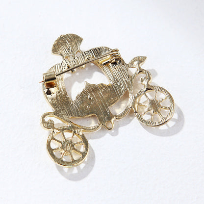 Lanhao Gray Pumpkin Car Brooch