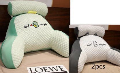 Fluffy Triangle Reading Cushion Lumbar Support