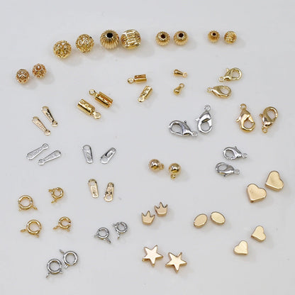 Copper Plated Gold Color Bead String