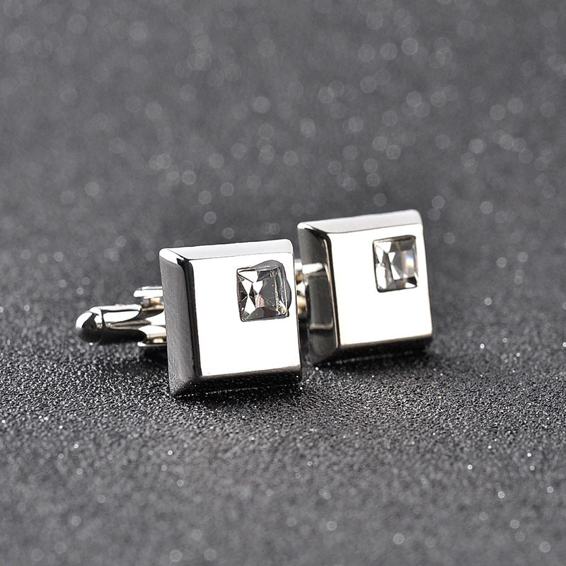Diamond Cufflinks French Shirt