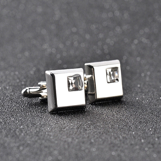 Diamond Cufflinks French Shirt