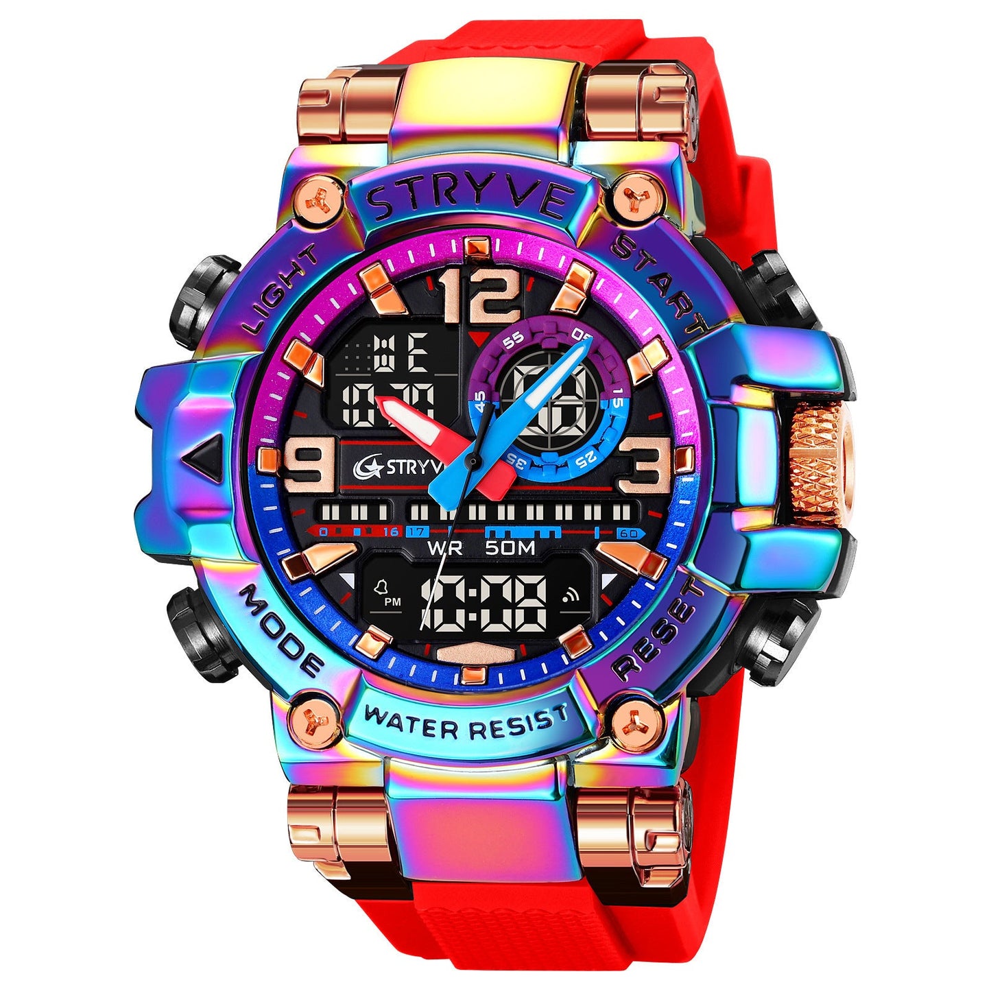 Colorful Luminous Sports Waterproof Watch