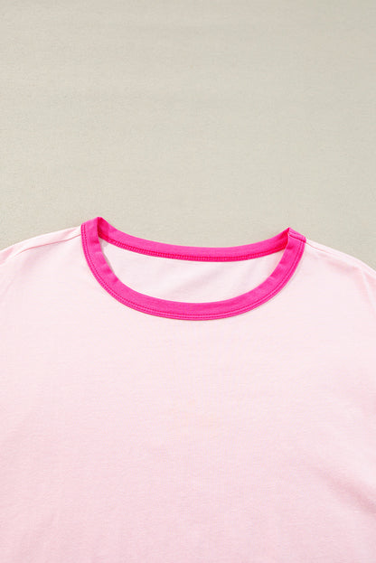 Colorblock Patchwork Long Sleeve Top